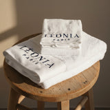 Duo de serviettes LÉONIA – Visage & Bain